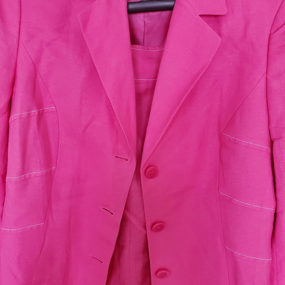 Hot Pink 2 Piece Suit